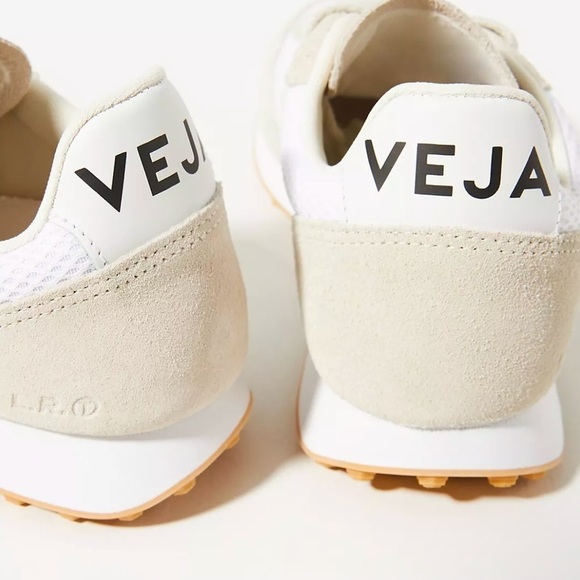 Veja Rio Branco Alveo Mesh Suede Leather Sneakers White Pierre / Natural 12 - Picture 4 of 10